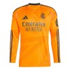 Camiseta de fútbol Manga Larga Real Madrid Bellingham 5 Segunda Equipación 2024-25 - Hombre